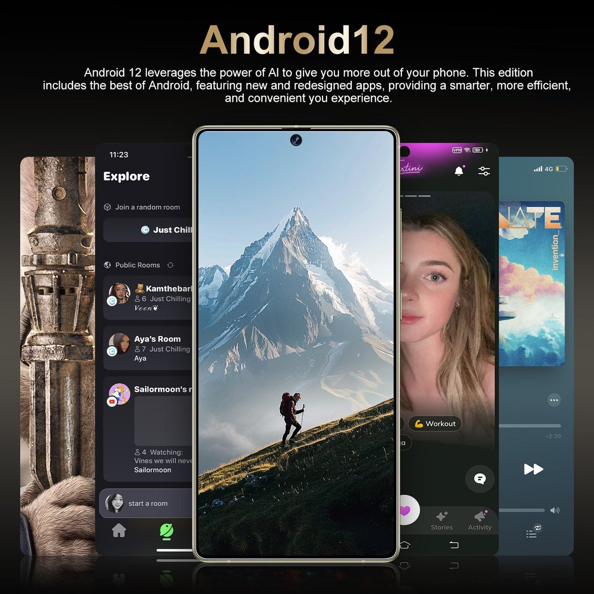 2026 Loyoyo New 25 Ultra 4G Smartphone, with 6.8-inch HD Large Screen, 4+64GB Large storage, 8+16MP Dual Cameras, 2 SIM cards, Android 12 Perfect Performance - Loyoyo Tech