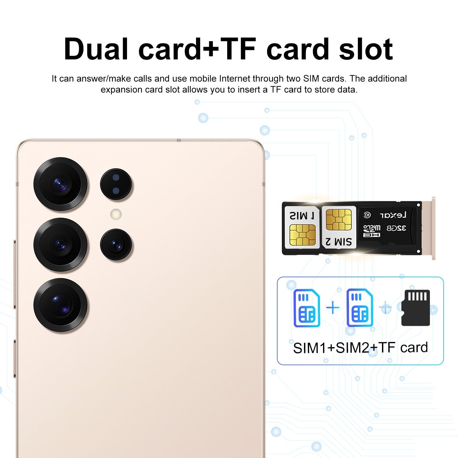 2026 Loyoyo New 25 Ultra 4G Smartphone, with 6.8-inch HD Large Screen, 4+64GB Large storage, 8+16MP Dual Cameras, 2 SIM cards, Android 12 Perfect Performance - Loyoyo Tech
