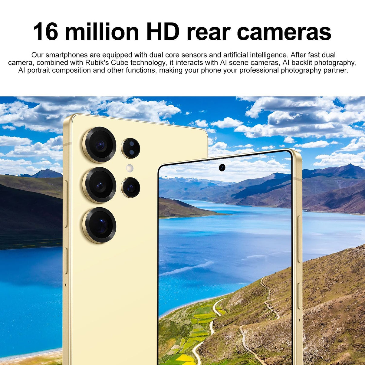 2026 Loyoyo New 25 Ultra 4G Smartphone, with 6.8-inch HD Large Screen, 4+64GB Large storage, 8+16MP Dual Cameras, 2 SIM cards, Android 12 Perfect Performance - Loyoyo Tech