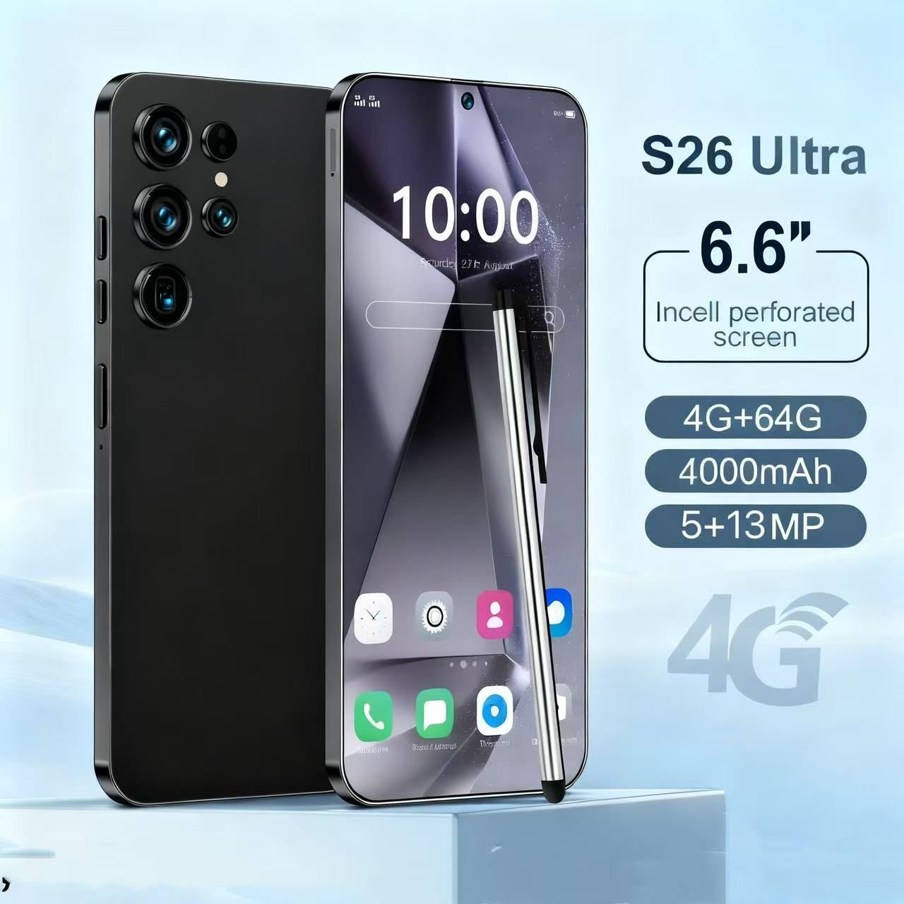 2026 Loyoyo New 26 Ultra 4G Smartphone, with 6.6-inch HD Large Screen, 5+13MP Dual Cameras, 2 SIM cards, Perfect Performance - Loyoyo Tech