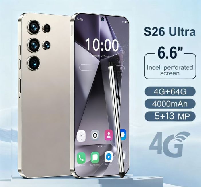2026 Loyoyo New 26 Ultra 4G Smartphone, with 6.6-inch HD Large Screen, 5+13MP Dual Cameras, 2 SIM cards, Perfect Performance - Loyoyo Tech