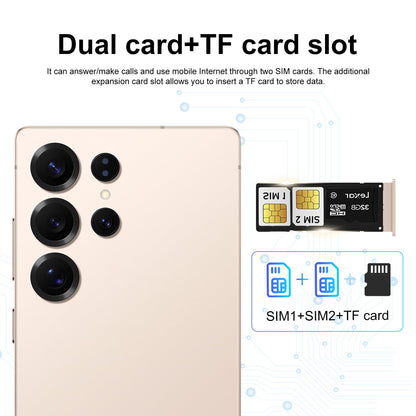 2026 Loyoyo New 25 Ultra 4G Smartphone,  with 6.8-inch HD Large Screen, 4+64GB Large storage, 8+16MP Dual Cameras, 2 SIM cards, Android 12 Perfect Performance