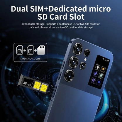2026 Loyoyo New 25 Ultra 4G Smartphone,  with 6.6-inch HD Large Screen, 5+13MP Dual Cameras, 2 SIM cards, Perfect Performance