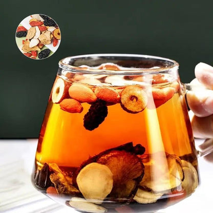 Kidney Tea Formula Ginseng Five Treasure Tea Combination - 20 Bags Natural Tea 100g for Men's Health and Vitality - Beverage