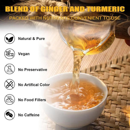 Turmeric Tea with Spices Turmeric, Ginger, Cinnamon. 100% natural, pure, powdered, dairy-free, sugar-free.  Vegan, gluten-free, keto-friendly, caffeine-free.Tea 60 Bags herbal remedy  Christmas Thanksgiving Value Pa