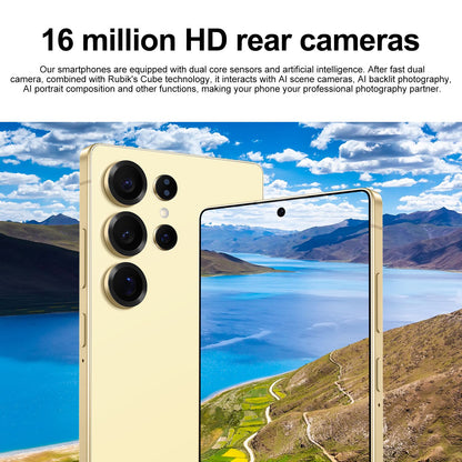 2026 Loyoyo New 25 Ultra 4G Smartphone,  with 6.8-inch HD Large Screen, 4+64GB Large storage, 8+16MP Dual Cameras, 2 SIM cards, Android 12 Perfect Performance