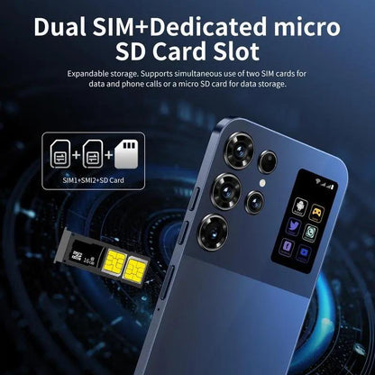 2026 Loyoyo New 25 Ultra 4G Smartphone,  with 6.6-inch HD Large Screen, 5+13MP Dual Cameras, 2 SIM cards, Perfect Performance