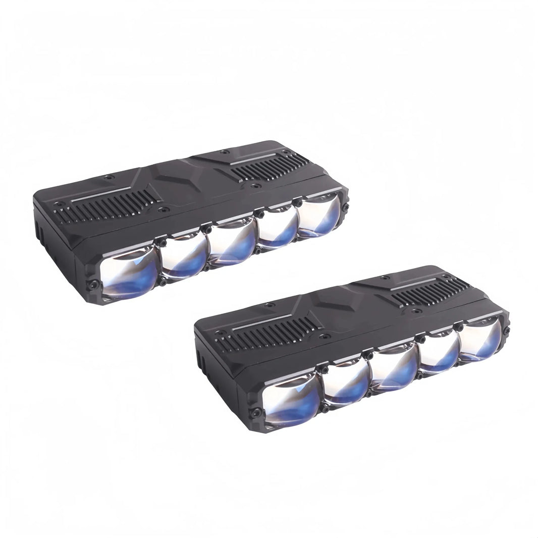 Loyoyo 5.5" 108W 9200Lux LED Fog Light Bar - White/Yellow, 2Pcs with Mount Kit for Motorcycle Car Truck ATV UTV - LOYOYO Tech