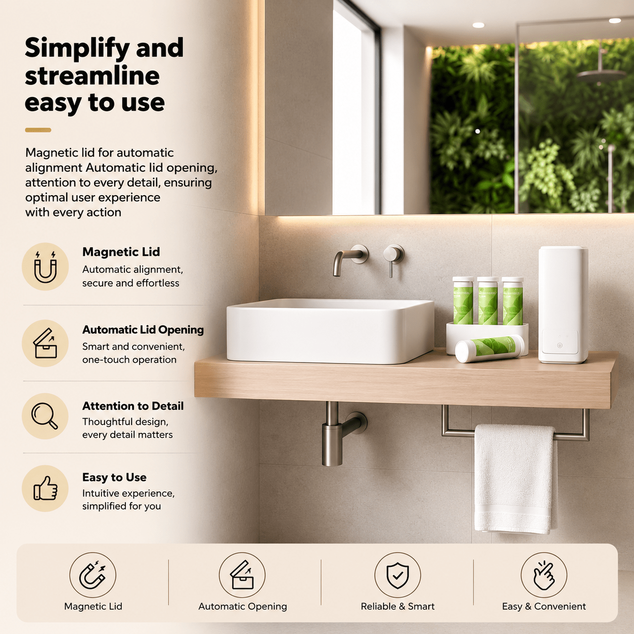 LOYOYO Professional Smart Hot Towel Warmer Cabinet – Automatic Heated Towel Dispenser with Water Level Detection for Spa, Salon & Home - LOYOYO Tech